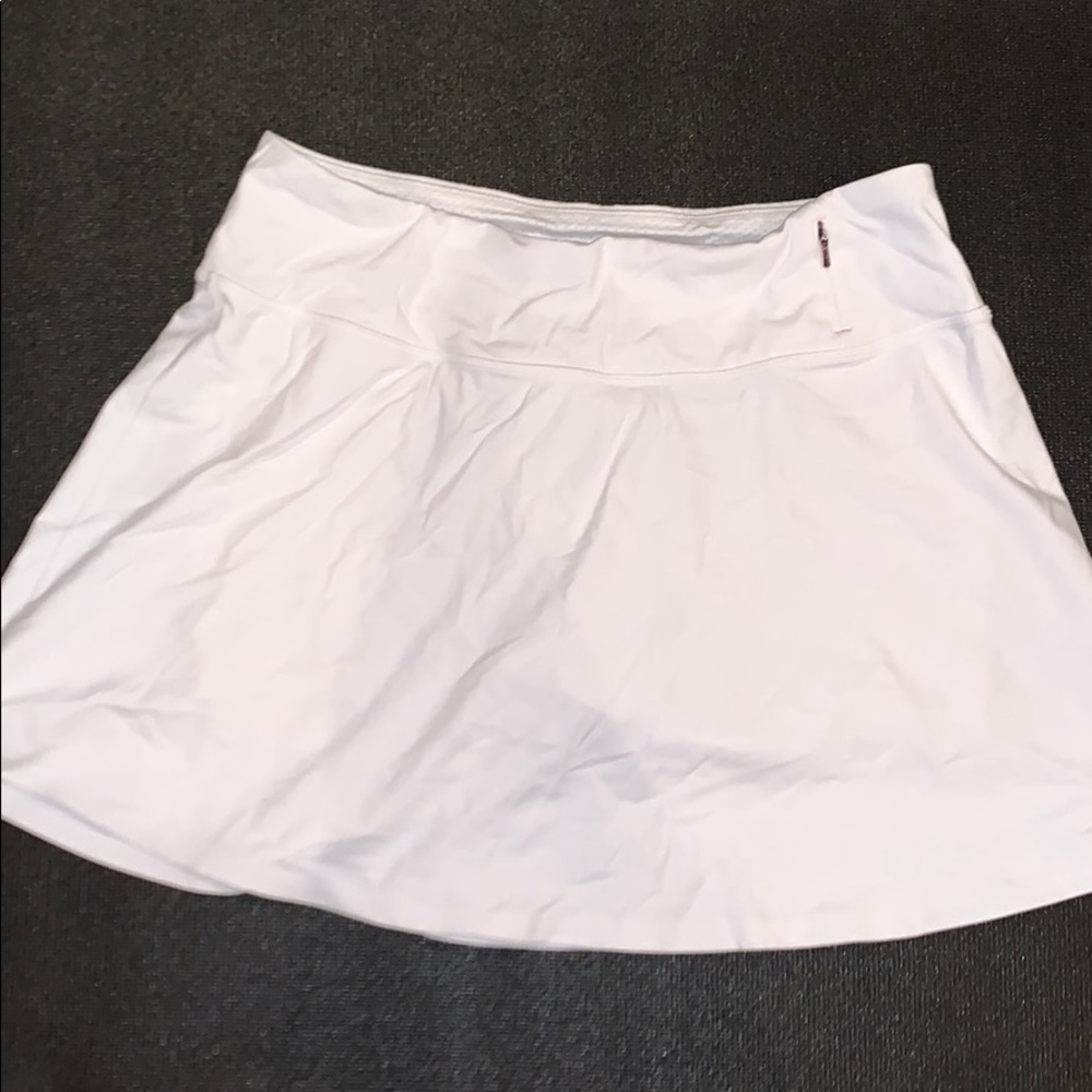 White athletic skirt